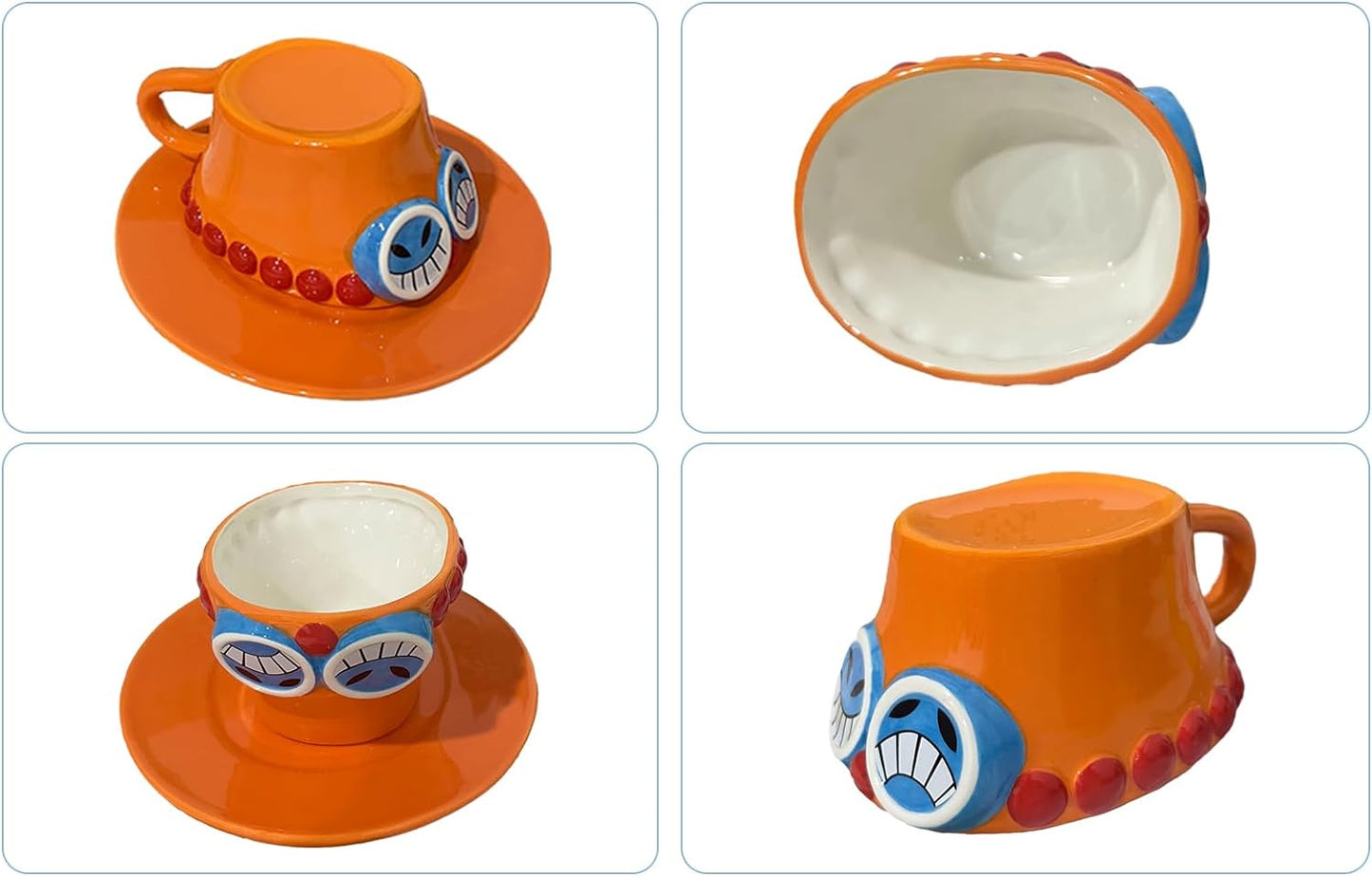 Luffy Ace Sabo Ceramic Mug
